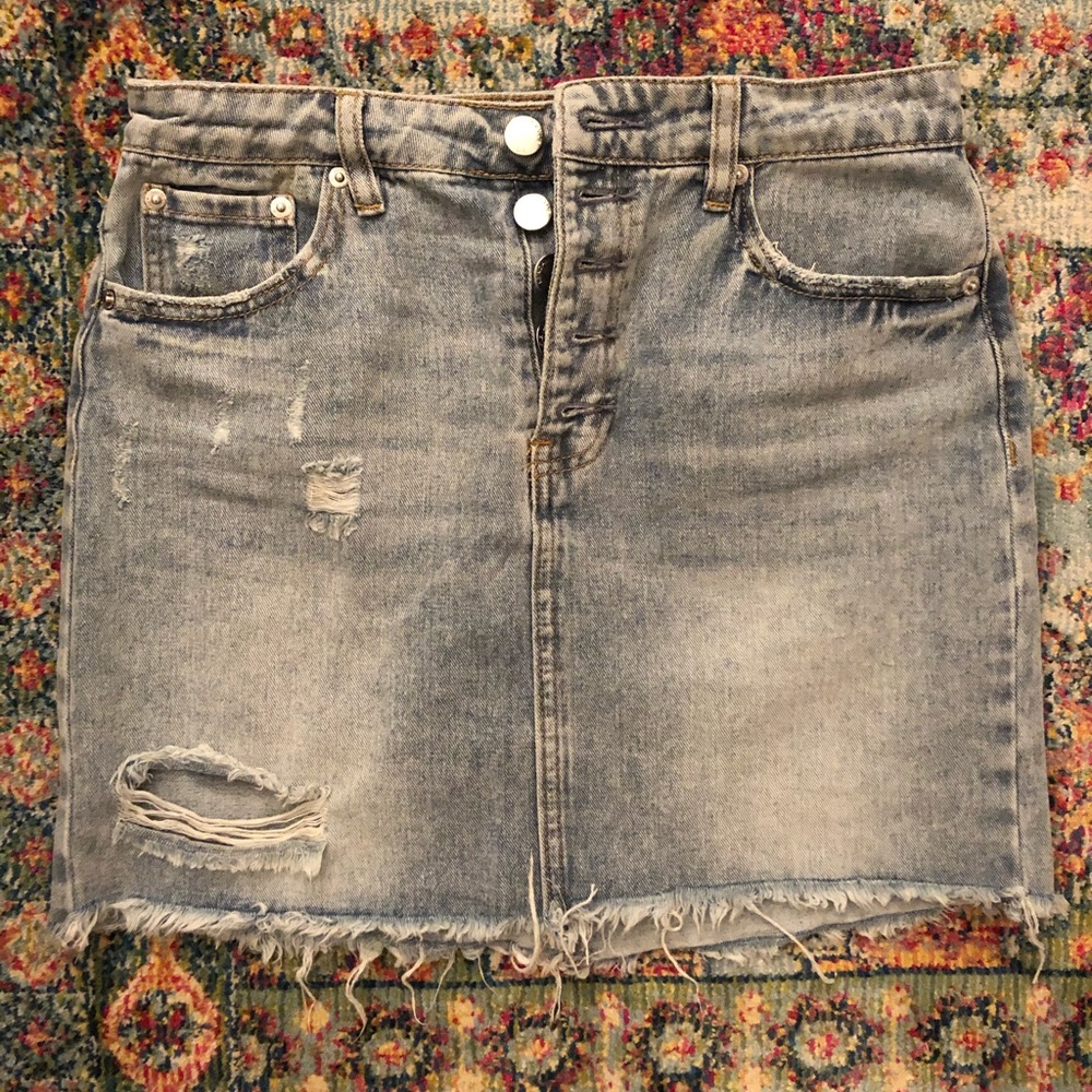 Kendall and Kylie denim skirt
